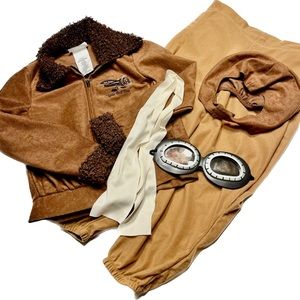 Amelia Earhart Pilot Aviator Child Costume Size M California Kids
